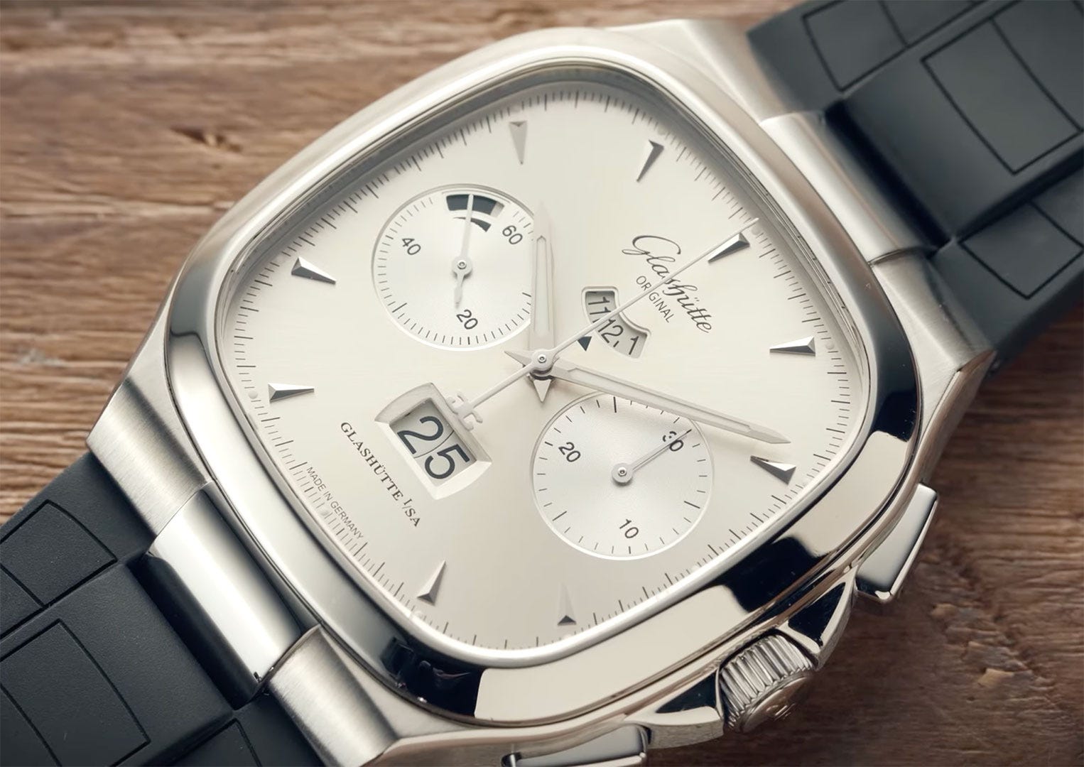 Glashütte Original makes its own dials. They have a specialist in-house dial factory located in Pforzheim, Germany