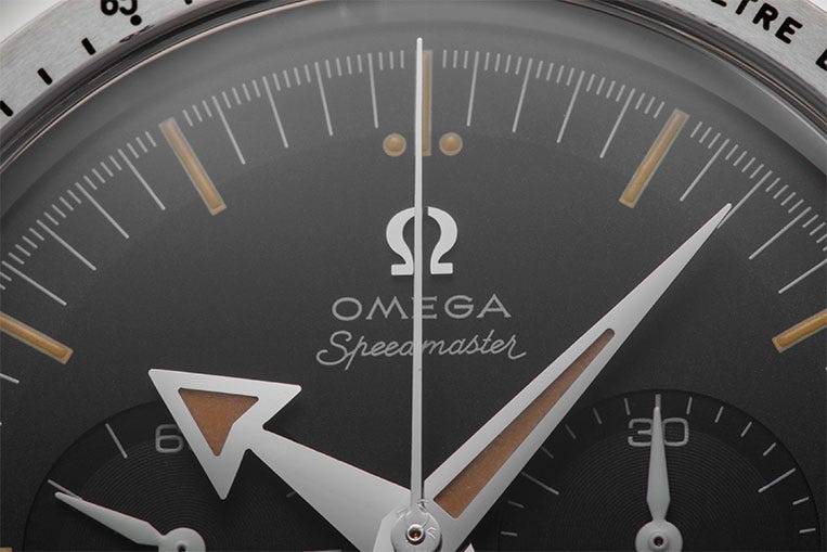 The original hands and logo are complemented by a faux tropical dial and 'aged' lume