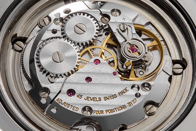 Inside the PAM00008 beats an ETA 2801-2 with Dubois Depraz chronograph module
